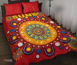 Gold Coast Quilt Bed Set Suns Indigenous