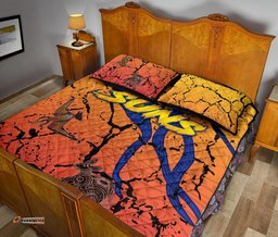 Gold Coast Zip Quilt Bed Set Suns Origin Indigenous