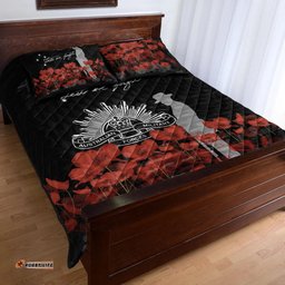 anzac day quilt bed set remember them