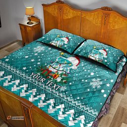 Custom Heat BBL Quilt Bed Set Christmas Vibe