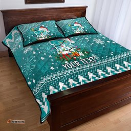 Custom Heat BBL Quilt Bed Set Christmas Vibe