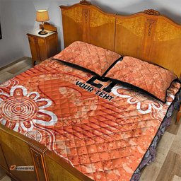 Australian Scorchers Cricket Custom Quilt Bed Set Minimalism Aboriginal