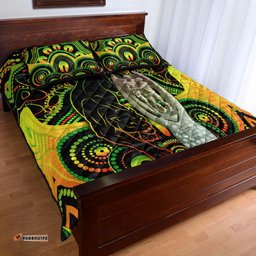 Penrith Panthers Quilt Bed Set Indigenous Premiers Trophy