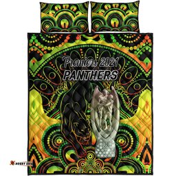 Penrith Panthers Quilt Bed Set Indigenous Premiers Trophy