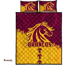broncos quilt bed set brisbane aboriginal