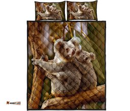 quilt bed set australian quilt cover set 3d koala