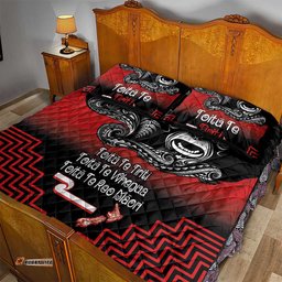 Aotearoa Toitu Te Tiriti Quilt Bed Set New Zealand Honour the Treaty Fight Together
