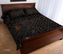new zealand warriors quilt bed set maori tiki vocalno style