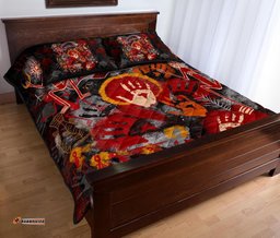 Aboriginal Quilt Bed Set Indigenous Fish Hand Art