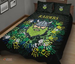 canberra quilt bed set raiders viking simple indigenous