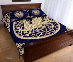 Wales Quilt Bed Set Welsh Dragon Quilt Bed 02