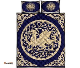 Wales Quilt Bed Set Welsh Dragon Quilt Bed 02