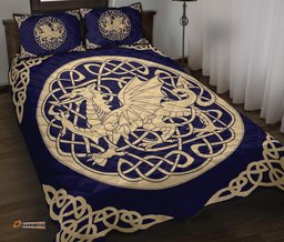 Wales Quilt Bed Set Welsh Dragon Quilt Bed 02