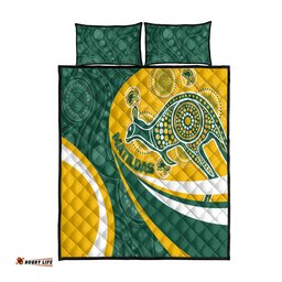 Australia Matildas Indigenous Quilt Bed Set Go Tilly Special
