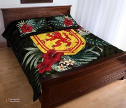 Scotland Quilt Bed Set Special Hibiscus