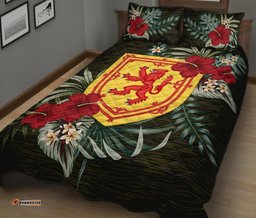 Scotland Quilt Bed Set Special Hibiscus