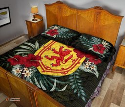 Scotland Quilt Bed Set Special Hibiscus