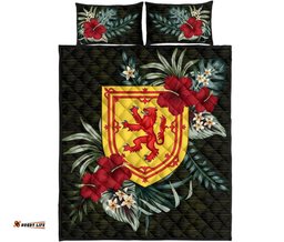 Scotland Quilt Bed Set Special Hibiscus