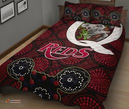 Queensland Quilt Bed Set Reds Rugby Koala