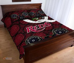 Queensland Quilt Bed Set Reds Rugby Koala