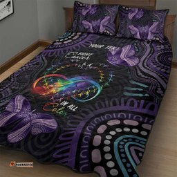 Australia Aboriginal Dot Arts Quilt Bed Set Fight Cancer In All Colors