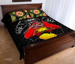Panthers Quilt Bed Set Special Map