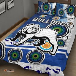 bulldogs rugby quilt bed set custom indigenous bulldogs quilt bed set