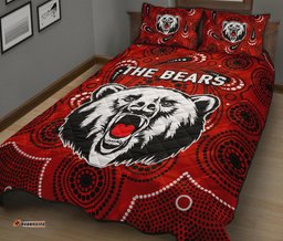 north sydney quilt bed set the bears indigenous 08