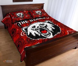 north sydney quilt bed set the bears indigenous 08