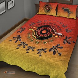 Quilt Bed Set Circle Pattern
