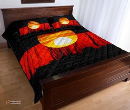 Australia Aboriginal Flag Quilt Bed Set K8 Limited