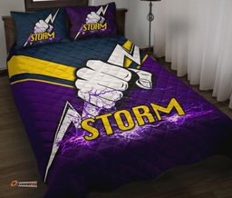Melbourne Quilt Bed Set Thunder