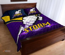 Melbourne Quilt Bed Set Thunder