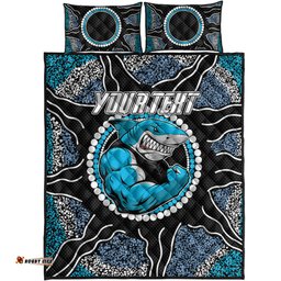 sharks rugby quilt bed set custom indigenous super sharks quilt bed set