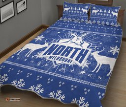 North Melbourne Quilt Bed Set Christmas Ugly Style