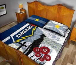 Cowboys Quilt Bed Set Aboriginal ANZAC Day