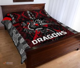dragons quilt bed set st george aboriginal n01