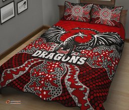 Dragons Quilt Bed Set St. George Aboriginal 02