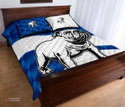 Bulldogs Quilt Bed Set Sporty Style