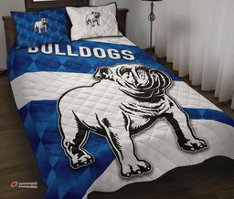 Bulldogs Quilt Bed Set Sporty Style