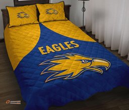 Eagles Quilt Bed Set West Coast Royal Blue