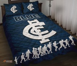 carlton blues quilt bed set anzac day army patterns