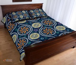 Aboriginal Quilt Bed Set, Indigenous Patterns Ver06
