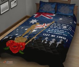 ANZAC Quilt Bed Set Always Remember Australian ANZAC Day