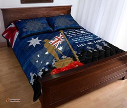 ANZAC Quilt Bed Set Always Remember Australian ANZAC Day