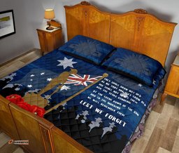 ANZAC Quilt Bed Set Always Remember Australian ANZAC Day