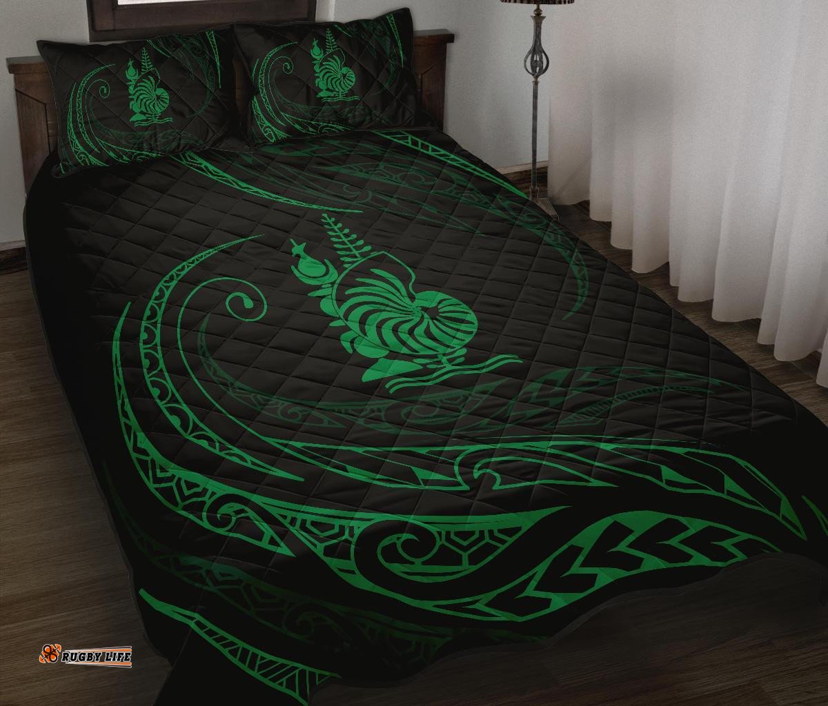 Coledonia Islands Quilt Bed Set Green Frida Style