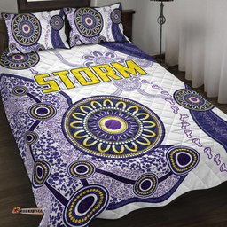 Storm Rugby Quilt Bed Set Custom Super Storm Quilt Bed Set