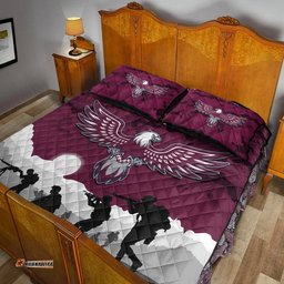 Manly Warringah Sea Eagles ANZAC Quilt Bed Set Simple Style