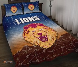 Brisbane Lions Quilt Bed Set Simple Indigenous